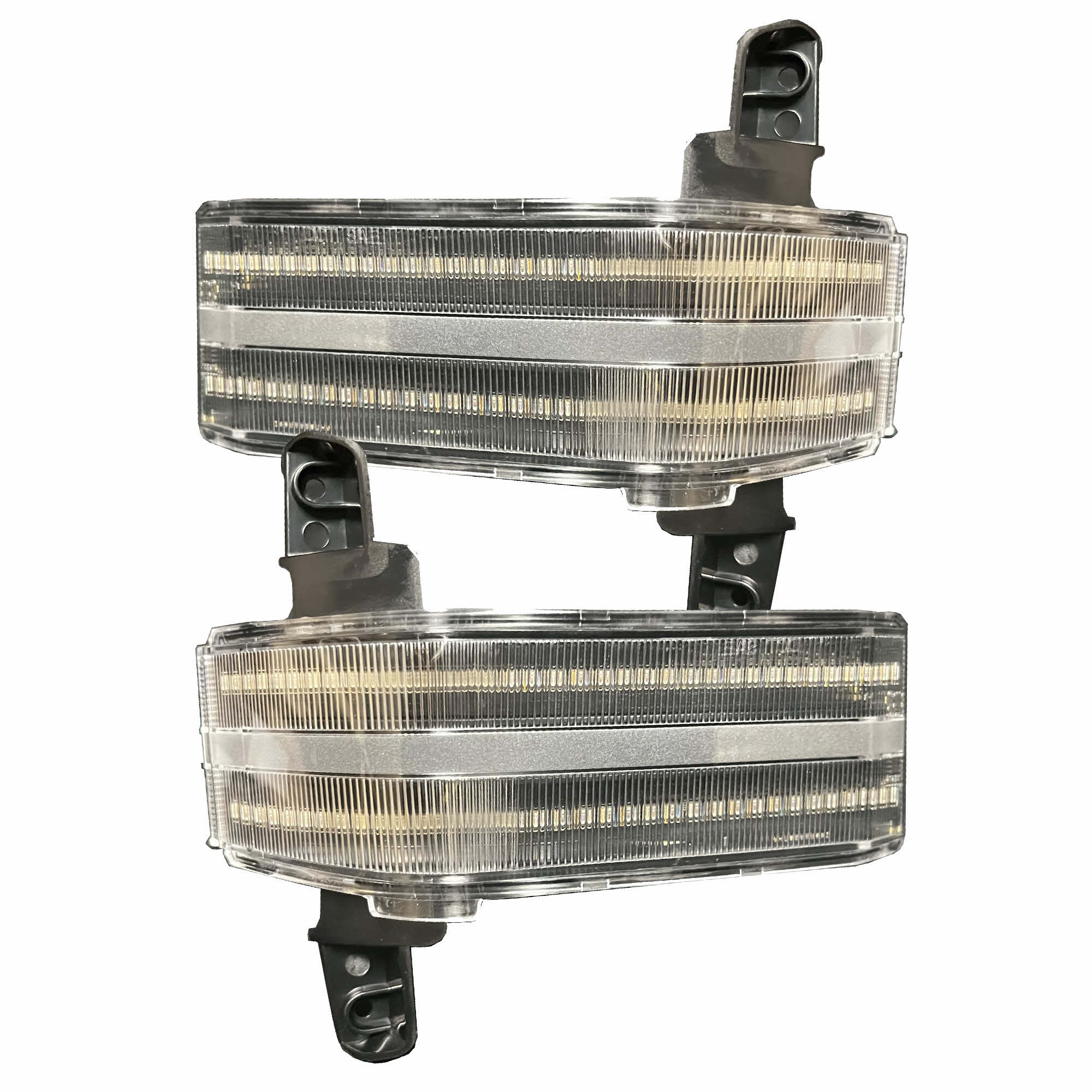 201419 Silverado/Sierra (with tow mirrors) Side Mirror Lenses Clear Lens